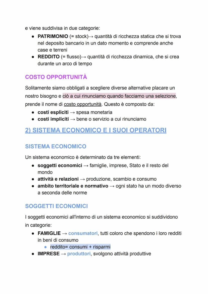 ECONOMIA
1) I BISOGNI
• esigenze che vogliamo soddisfare
CLASSIFICAZIONE
I bisogni si possono classificare a seconda dell'intensità in:
• PR