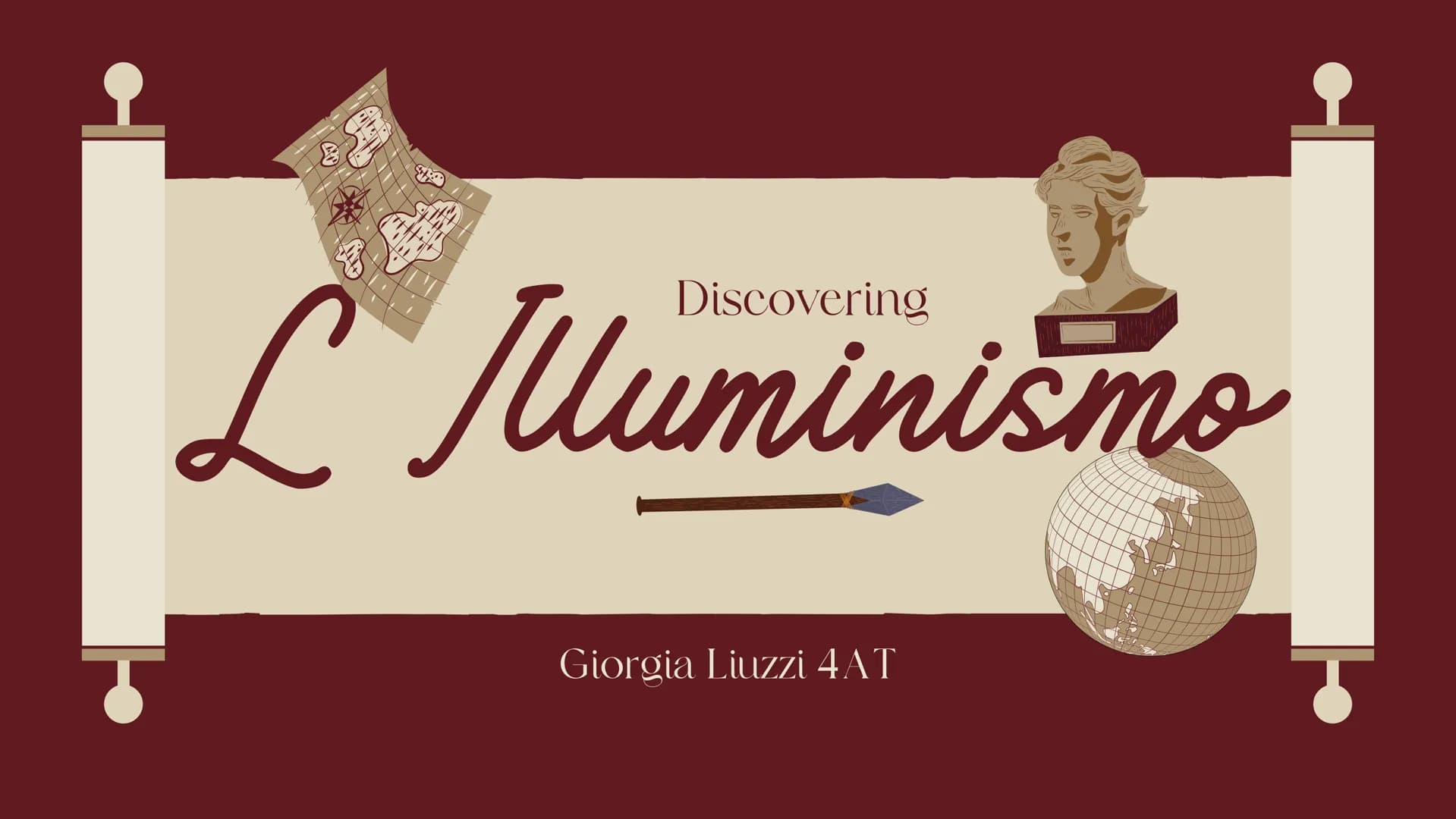 Discovering
L Muminismo
Giorgia Liuzzi 4AT Che cos'è l' Mluminismo?
L'illuminismo è un movimento culturale che si diffuse in Europa
nel '700