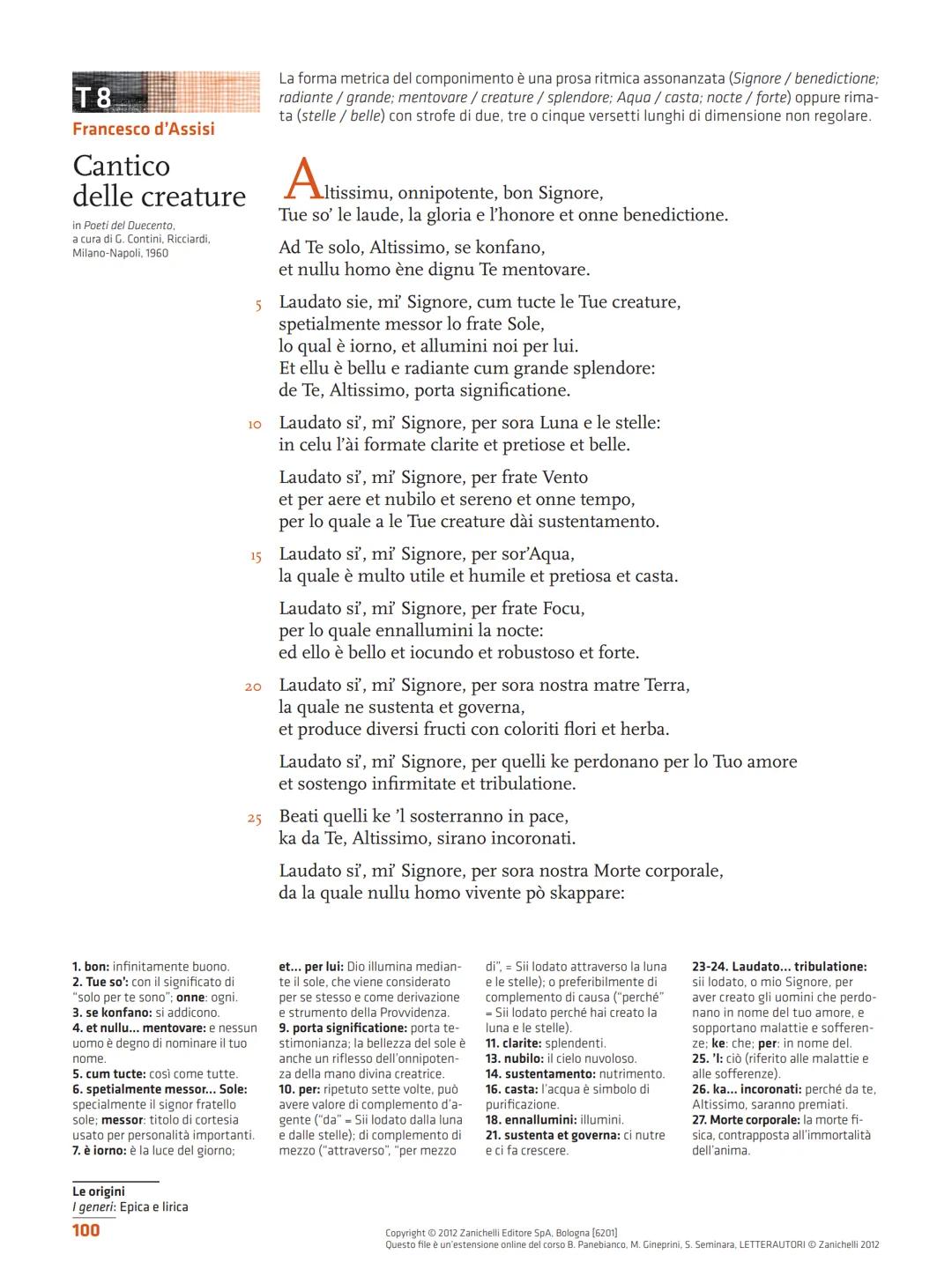 Francesco
d'Assisi
L'ENCICLOPEDIA
Ascetismo Ricerca della
perfezione interiore e del
distacco dal mondo attraverso
l'isolamento e le pratich