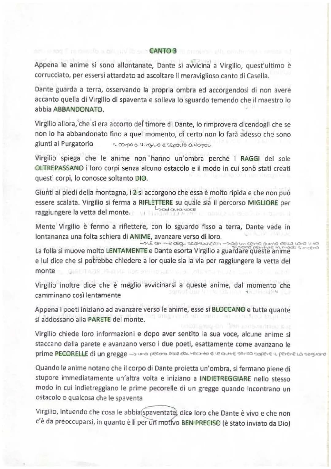 PURGATORIO CANTO 3