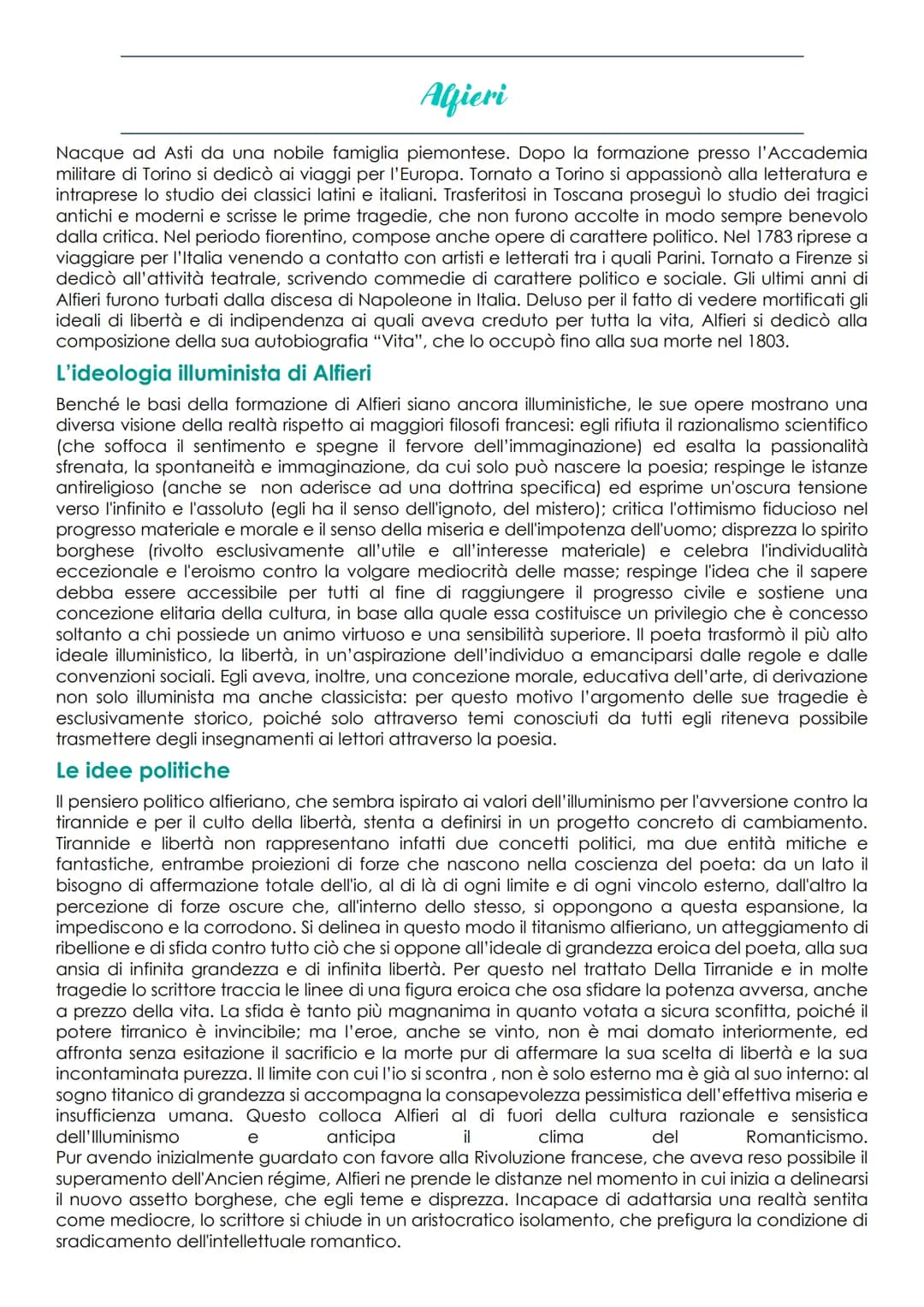 VITTORIO ALFIERI
Vita e opere
Liceo scientifico scienze applicate
Sofia Sartori || 2022/2023 Alfieri
Nacque ad Asti da una nobile famiglia p