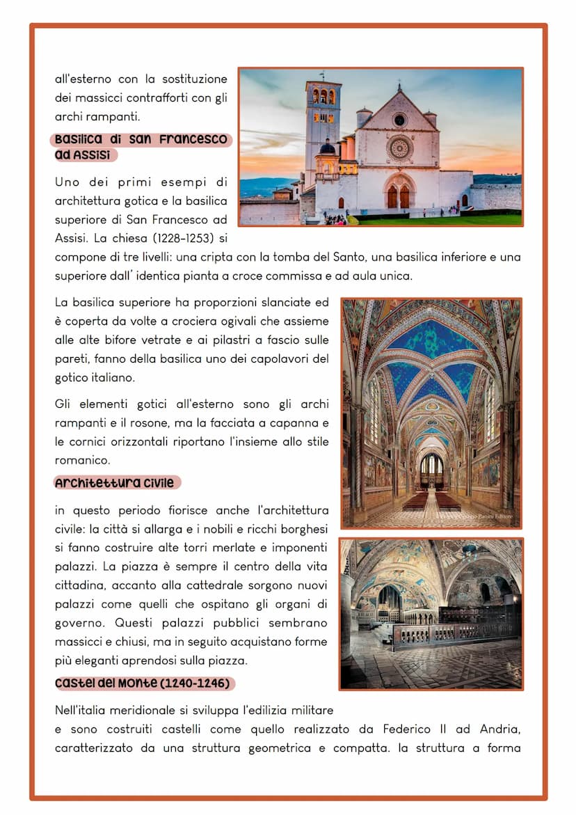 Il Gotico
Il nuovo stile che viene dal nord
A partire dal XII secolo, In Europa si formano le grandi monarchie nazionali. A
seguito dei fort