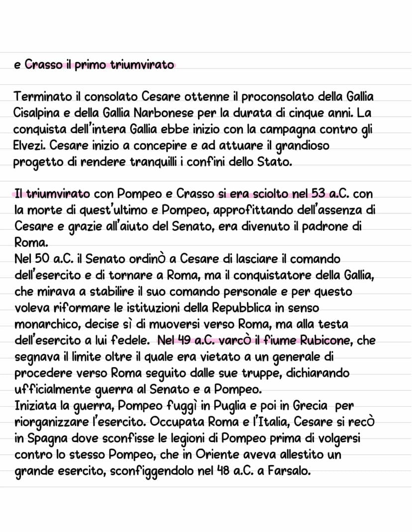 GAIO GIULIO CESARE
LA VITA
Gaio Giulio Cesare nacque a Roma il 13 luglio del 100 a.c. Apparteneva
alla gens Iulia, famiglia Patrizia orgogli