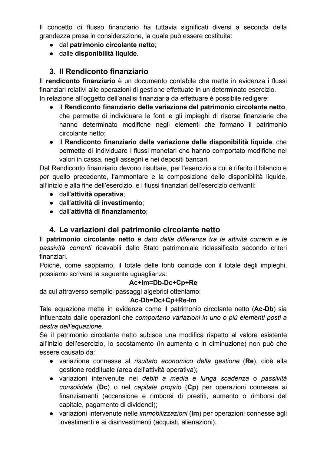 # 1. I flussi finanziari e i flussi economici

Un flusso è la variazione di un fondo di valore (una classe o un singolo elemento dello Stato