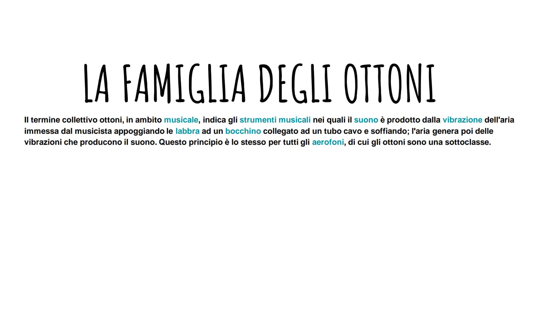 GLI STRUMENTI A FIATO
GLI STRUMENTI A FIATO SI DIVIDONO IN 2
FAMIGLIE
legni
ottoni GLI STRUMENTI
COMPONGONO
CHE
LE FAMIGLIE
I LEGNI: flauto 