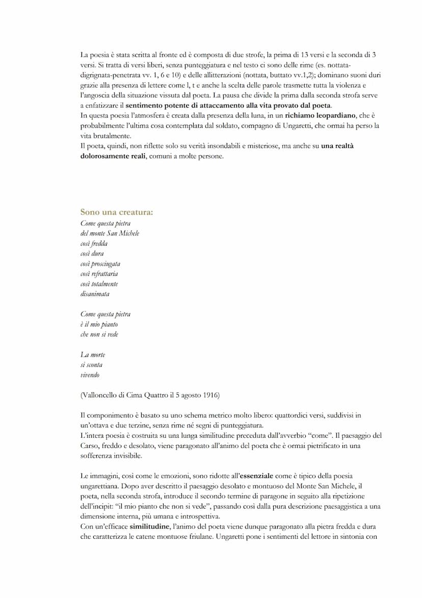 Giuseppe Ungaretti
La vita
Nasce in Alessandria d'Egitto nel 1888 perché i genitori lavoravano lì. Lì inizia a studiare e si
appassiona molt