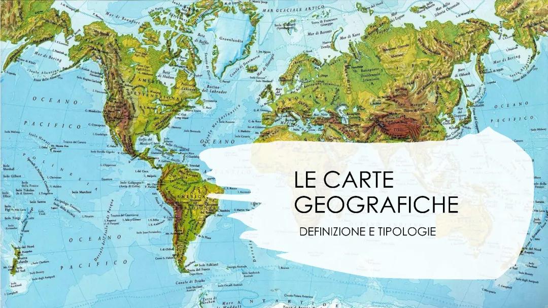 le carte geografiche 