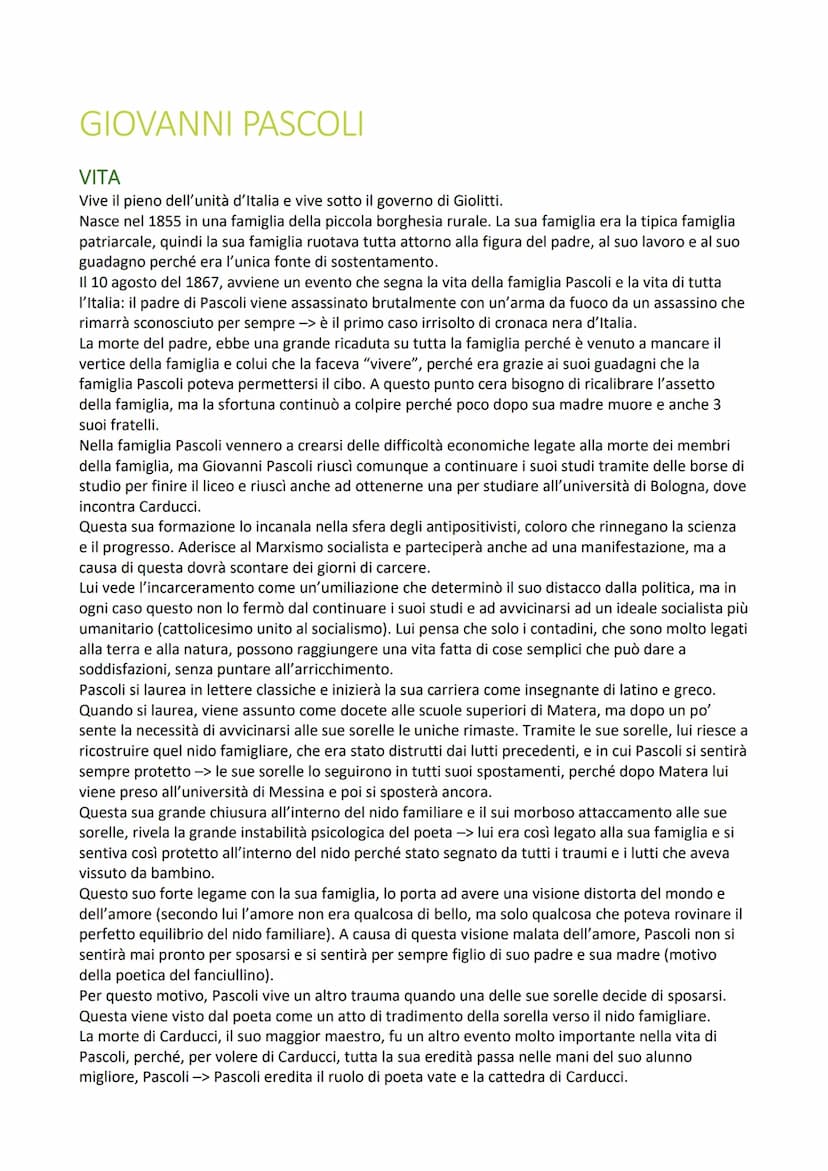 DECADENTISMO
CONTESTO STORICO
Seconda metà dell'800 (1880-1910).
Il decadentismo è contemporaneo al realismo e al verismo, infatti esistono 