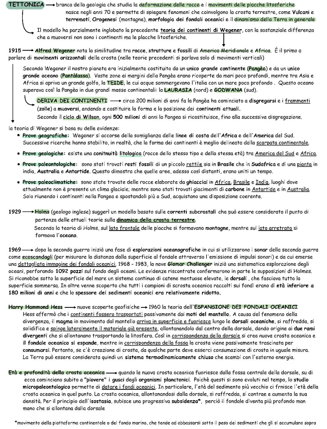Tettonica delle Placche: La Teoria e i Processi Coinvolti