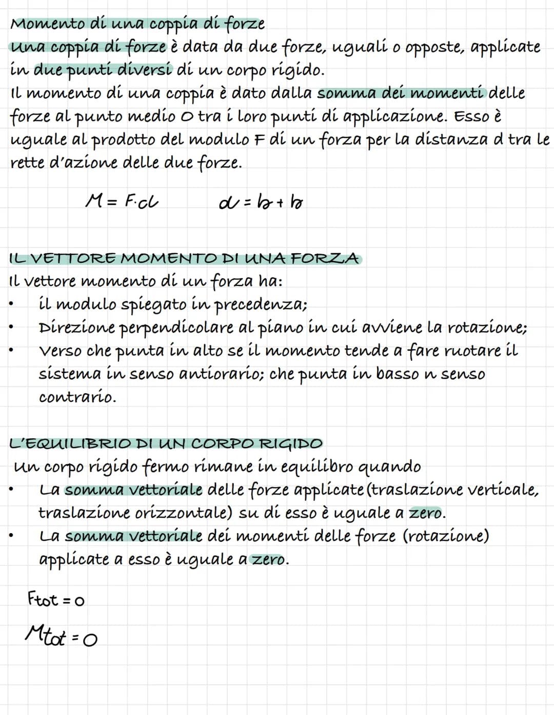 Equilibrio dei solidi: esercizi e formule pratiche