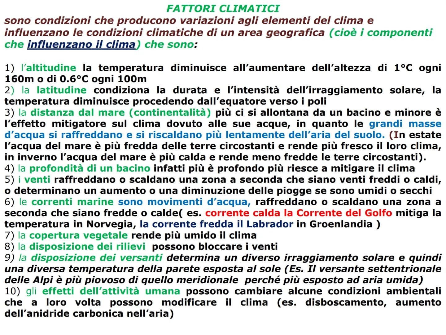 Il clima le fasce climatiche ed i relativi biomi 1. I climi del pianeta: le fasce climatiche
Nella Terra si distinguono in base alla latitud