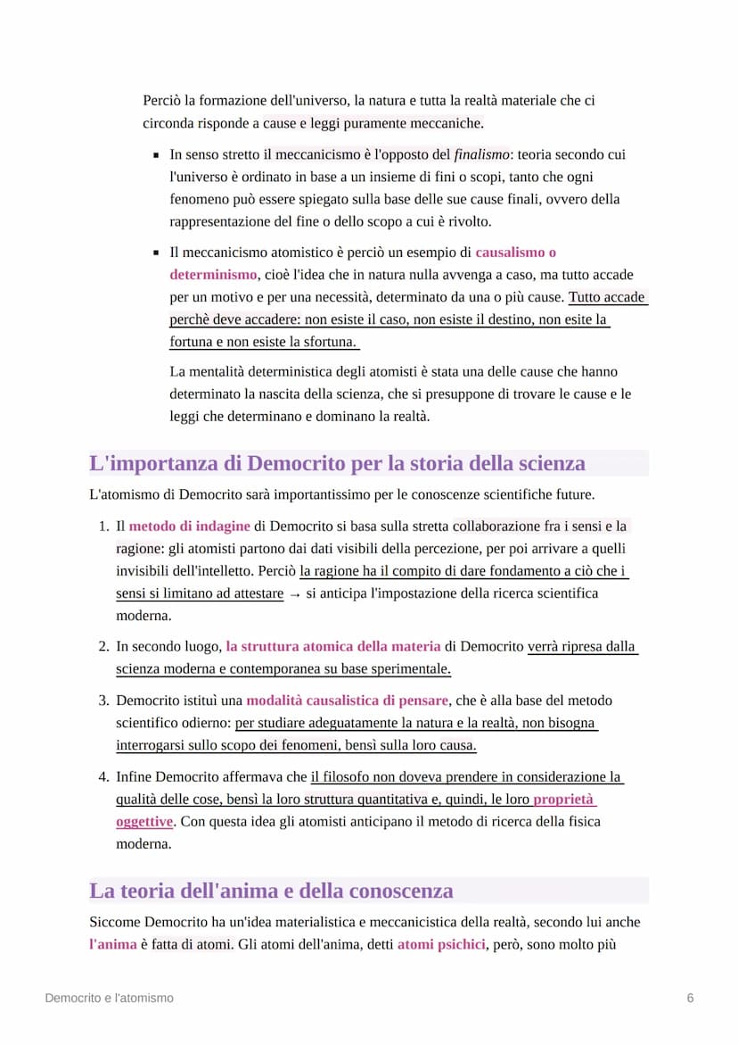 88
Democrito e l'atomismo
Democrito è un altro dei grandi pensatori della filosofia presocratica, infatti egli fu un fisico
pluralista. Egli