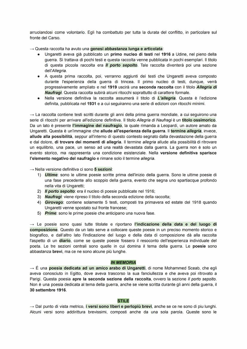 Emerge il tema del male di vivere, dominante in Ossi di seppia e centrale in Meriggiare pallido e
assorto. Questa poesia rappresenta un rove