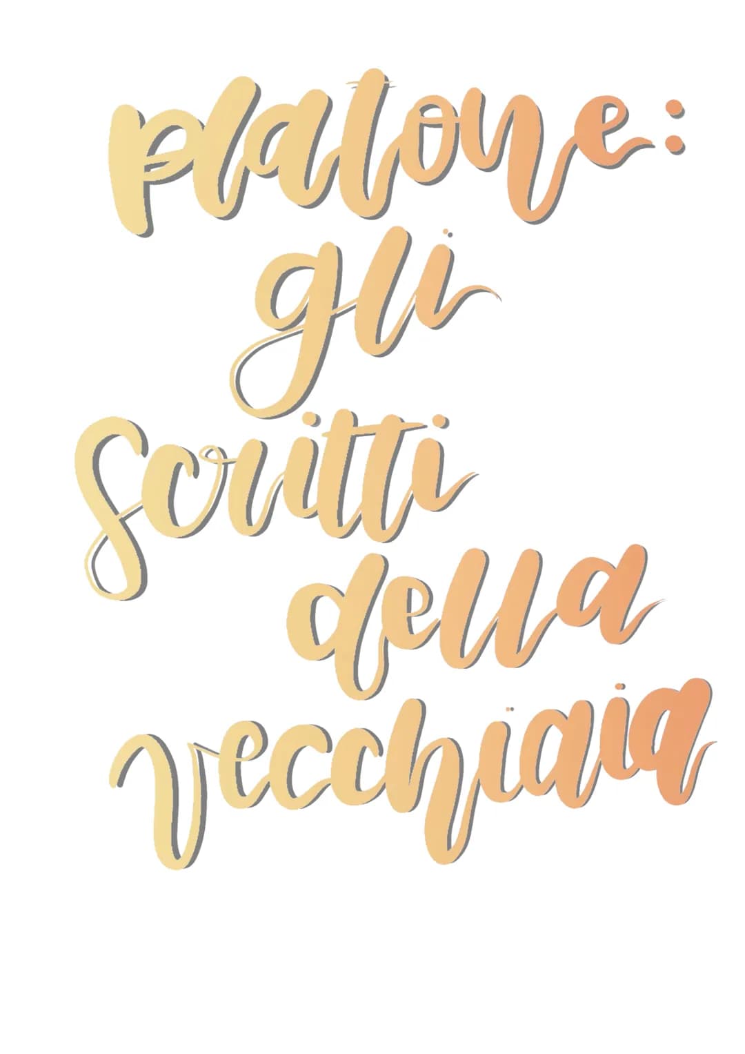 platone:
gli
Scritti
дела
vecchiaig L'attività di Platone si suddivide in tre grandi fasi:
1. Il Platone giovane
2. Il Platone della maturit