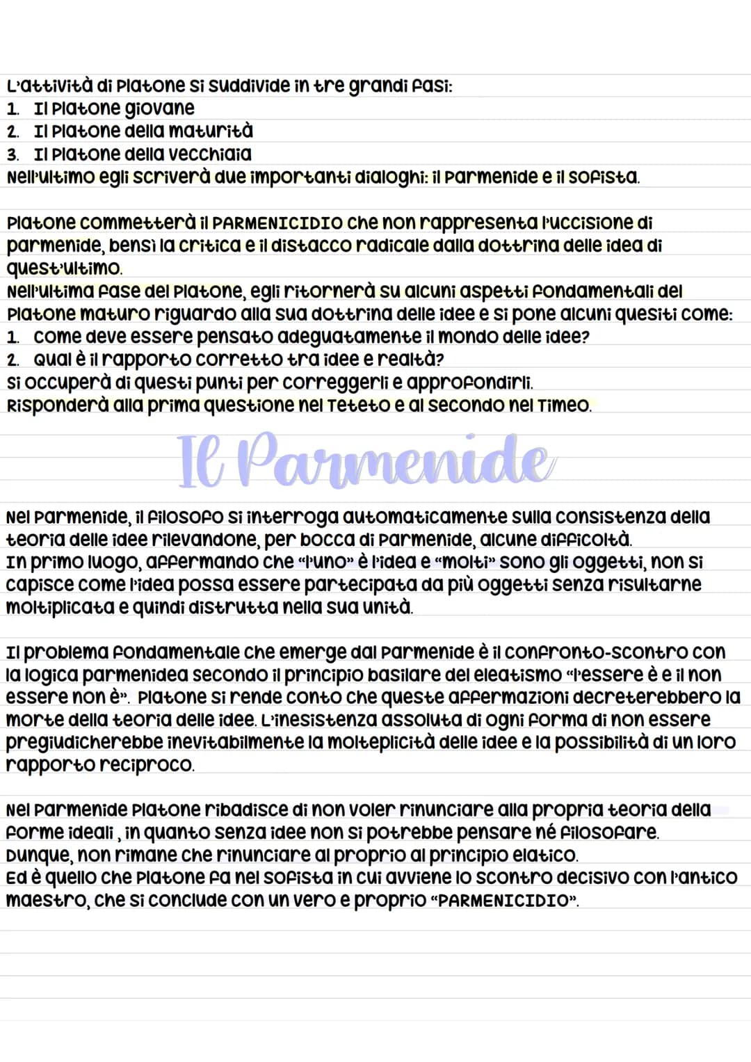 platone:
gli
Scritti
дела
vecchiaig L'attività di Platone si suddivide in tre grandi fasi:
1. Il Platone giovane
2. Il Platone della maturit