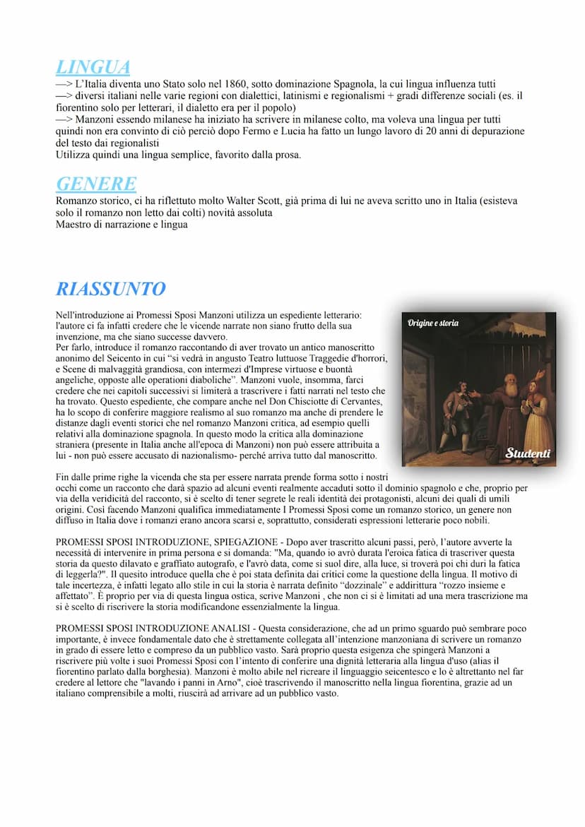 Promessi Sposi
UNA STORIA MILANESE DEL XVII SECOLO SCOPERTA E RISCRITTA DA ALESSANDRO MANZONI.
Alessandro Manzoni
Alessandro Manzoni nasce a