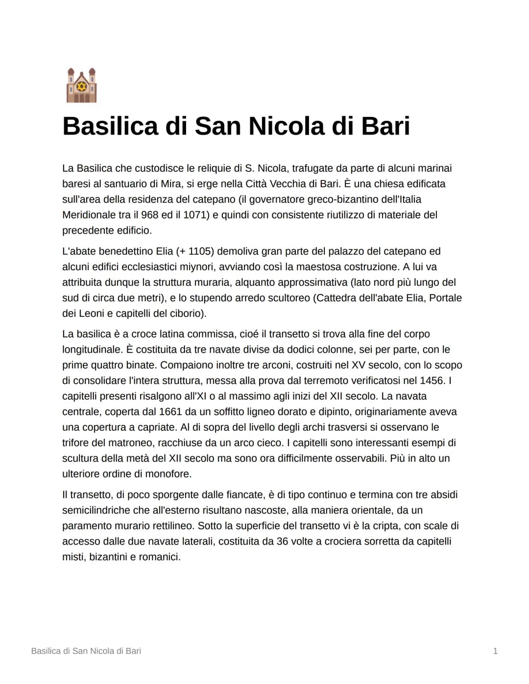 INI
Caratteristiche generali
dell'architettura romanica
L'intensificarsi degli scambi commerciali, la ripresa dell'economia accelerano il
fe