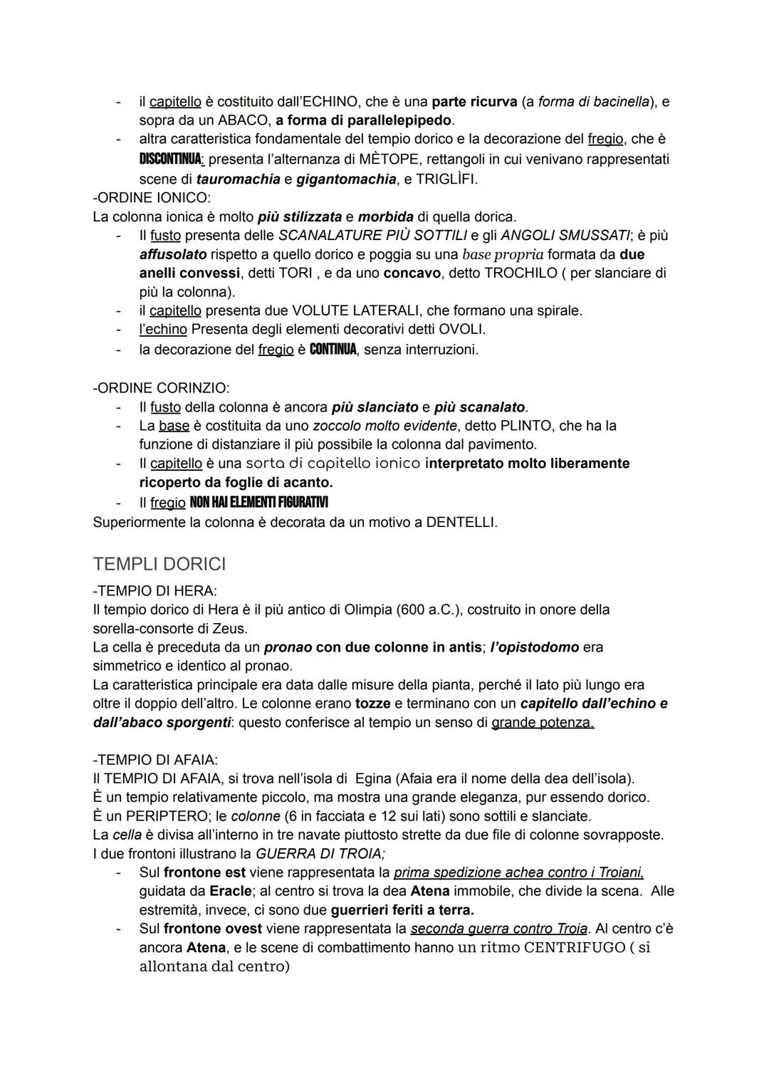 ARTE DELL'ETÀ ARCAICA (600-480 a.C)
|| periodo arcaico dell'arte greca inizia nel momento in cui si ha il passaggio dalla
civiltà dei palazz