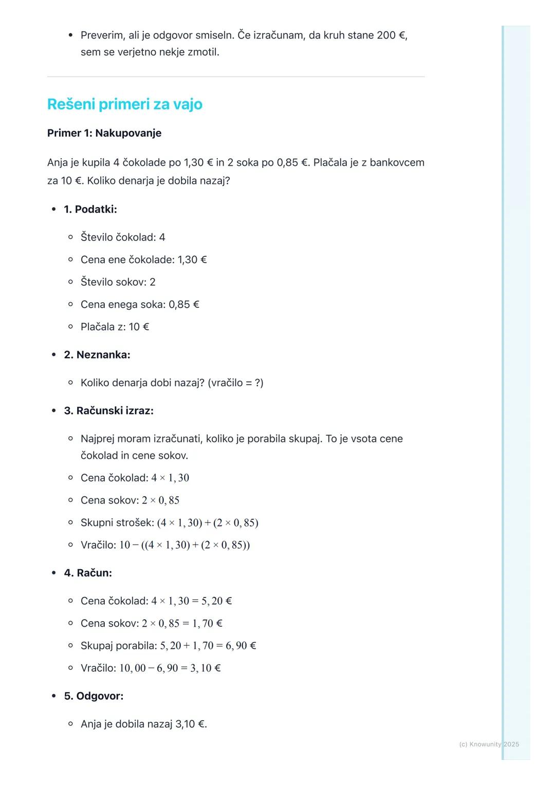 # Reševanje besedilnih nalog

Uvod v reševanje besedilnih nalog

Besedilne naloge so matematične naloge, ki so napisane z besedami, kot
zgod