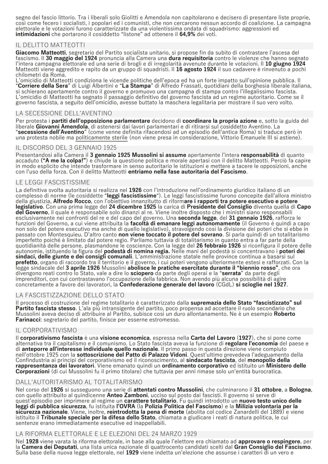 IL FASCISMO
LA "VITTORIA MUTILATA"
Dopo la prima guerra mondiale, l'Italia si trova investita da una profonda crisi. Se da un lato il confli