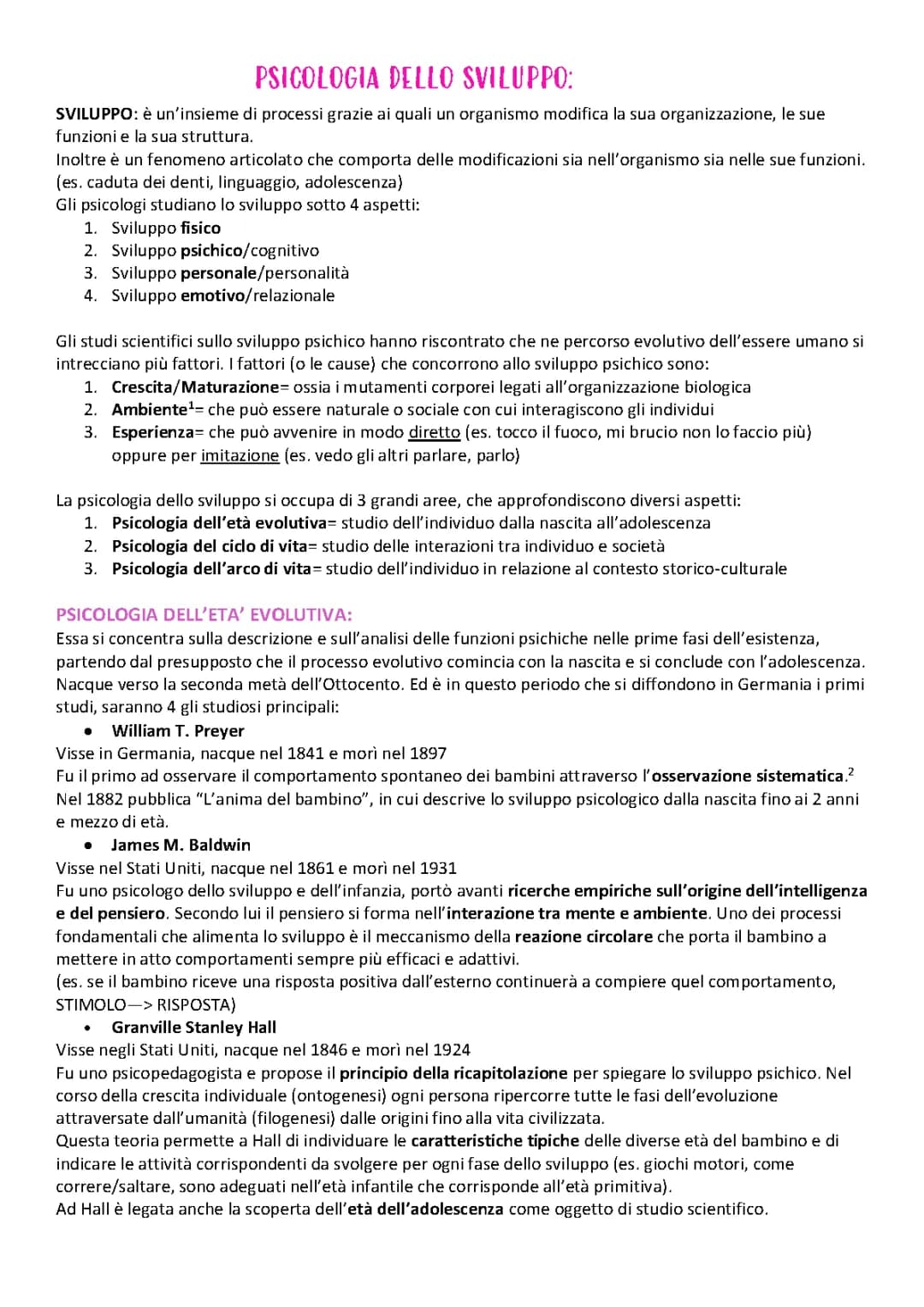 Psicologia dello sviluppo