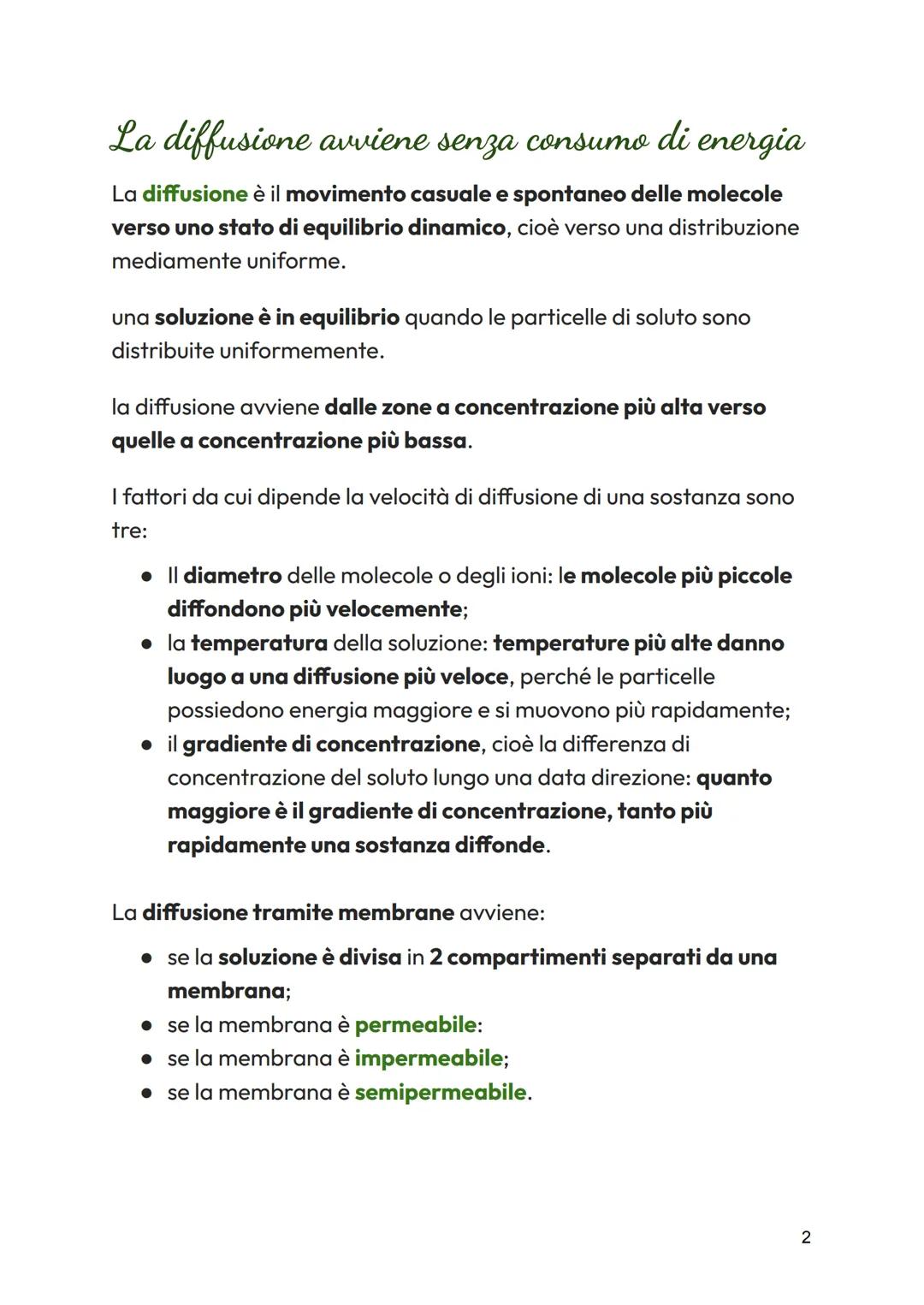 le cellule scambiano sostanza con l'esterno

Le membrane cellulari sono semipermeabili

Per poter svolgere le reazioni metaboliche, le cellu