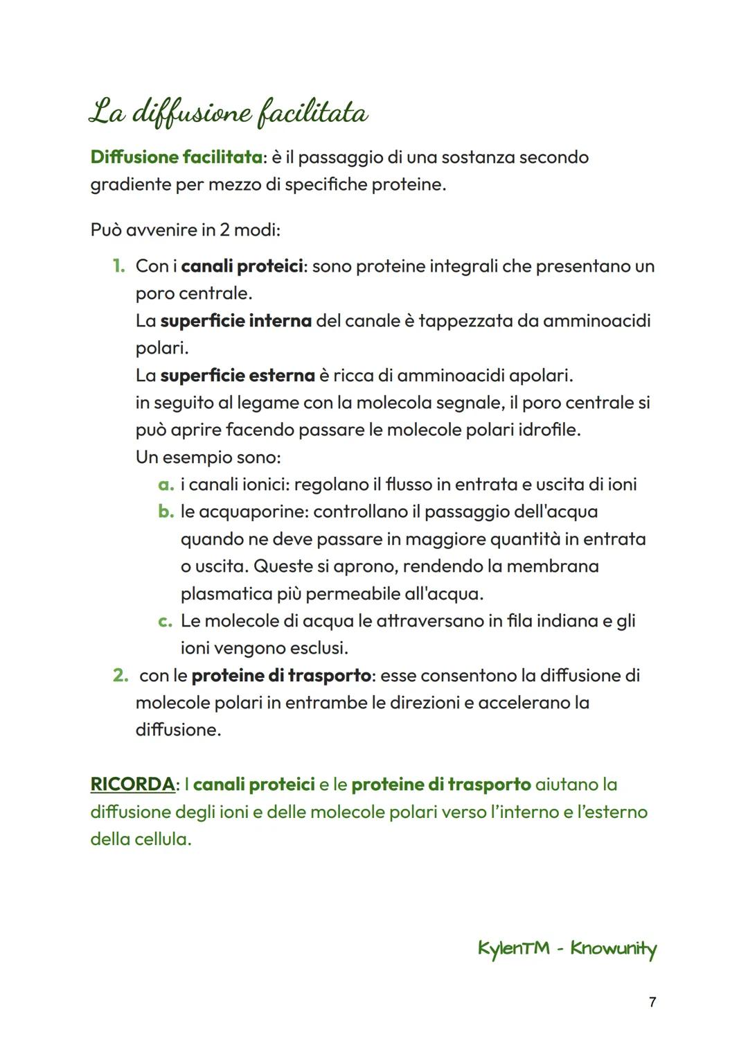 le cellule scambiano sostanza con l'esterno

Le membrane cellulari sono semipermeabili

Per poter svolgere le reazioni metaboliche, le cellu