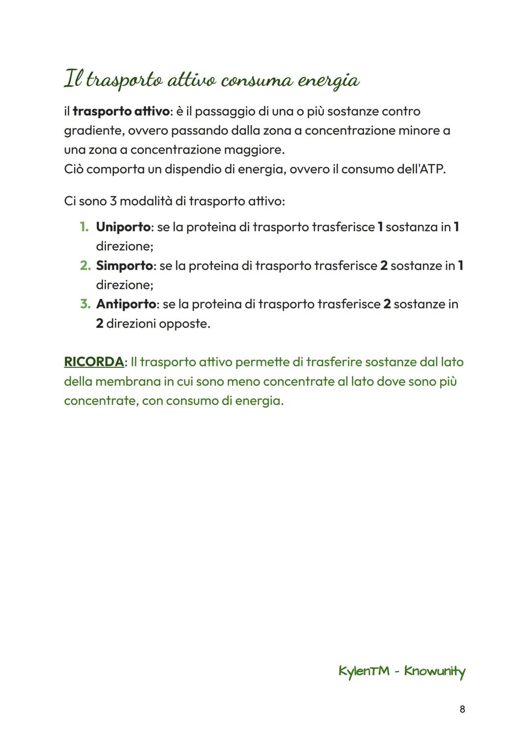 le cellule scambiano sostanza con l'esterno

Le membrane cellulari sono semipermeabili

Per poter svolgere le reazioni metaboliche, le cellu