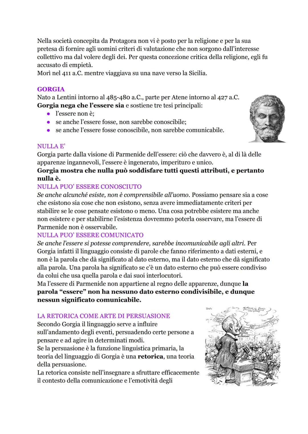 I SOFISTI
Verso la metà del V secolo a.C. si inizia ad identificare il sofista come colui che offre
il proprio sapere (sophia) in cambio di 