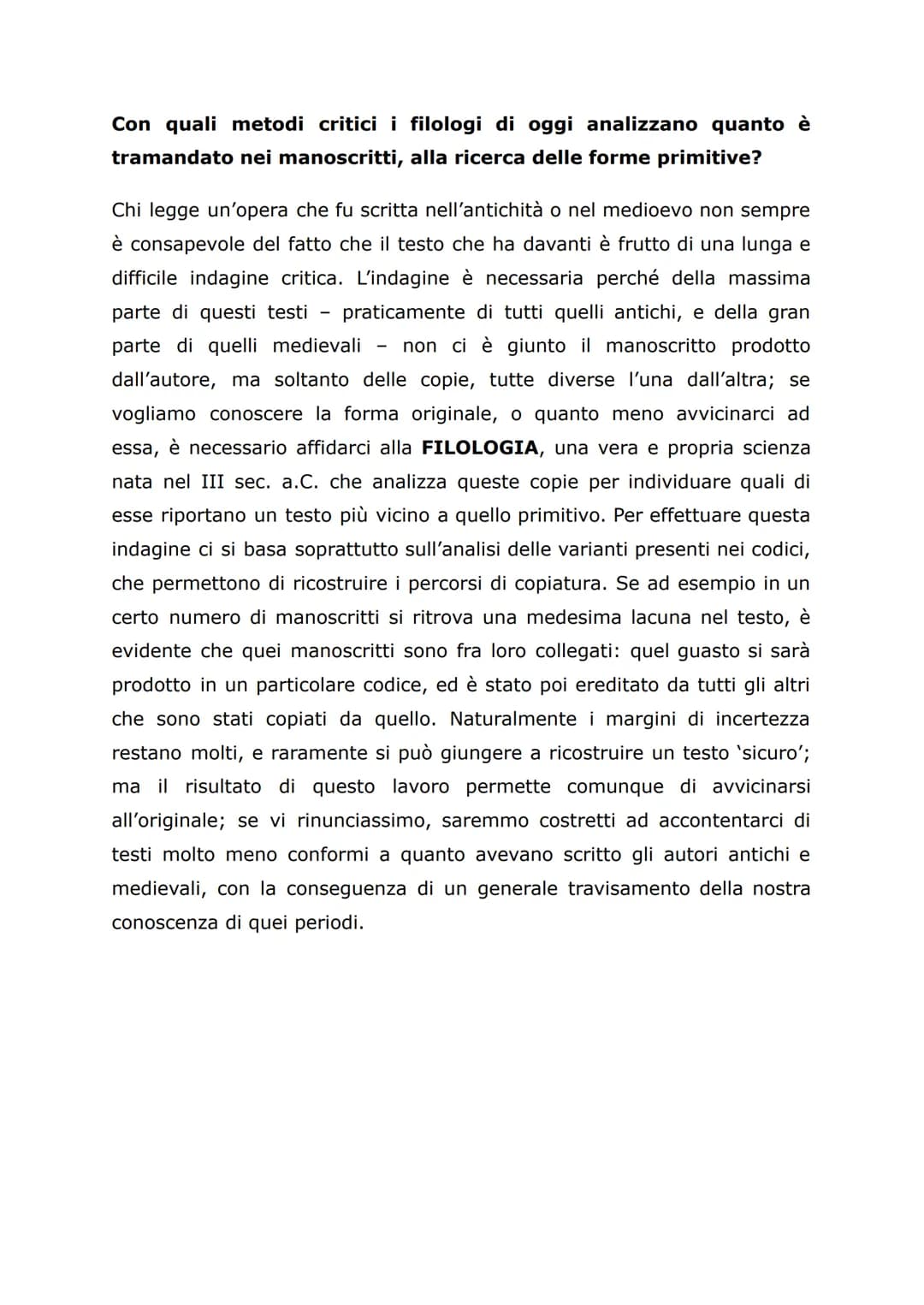 LE ORIGINI DELLA LINGUA ITALIANA
Dal latino al volgare
L'uso del latino si era affermato nell' VIII secolo a.C. e, grazie alla sua
concretez