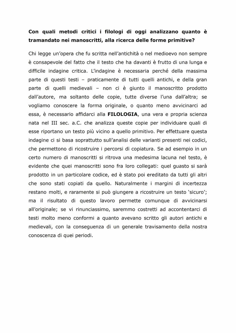 LE ORIGINI DELLA LINGUA ITALIANA
Dal latino al volgare
L'uso del latino si era affermato nell' VIII secolo a.C. e, grazie alla sua
concretez