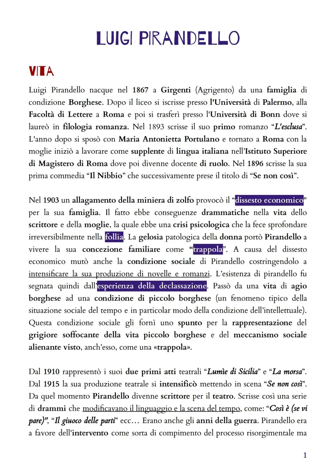 Luigi Pirandello 