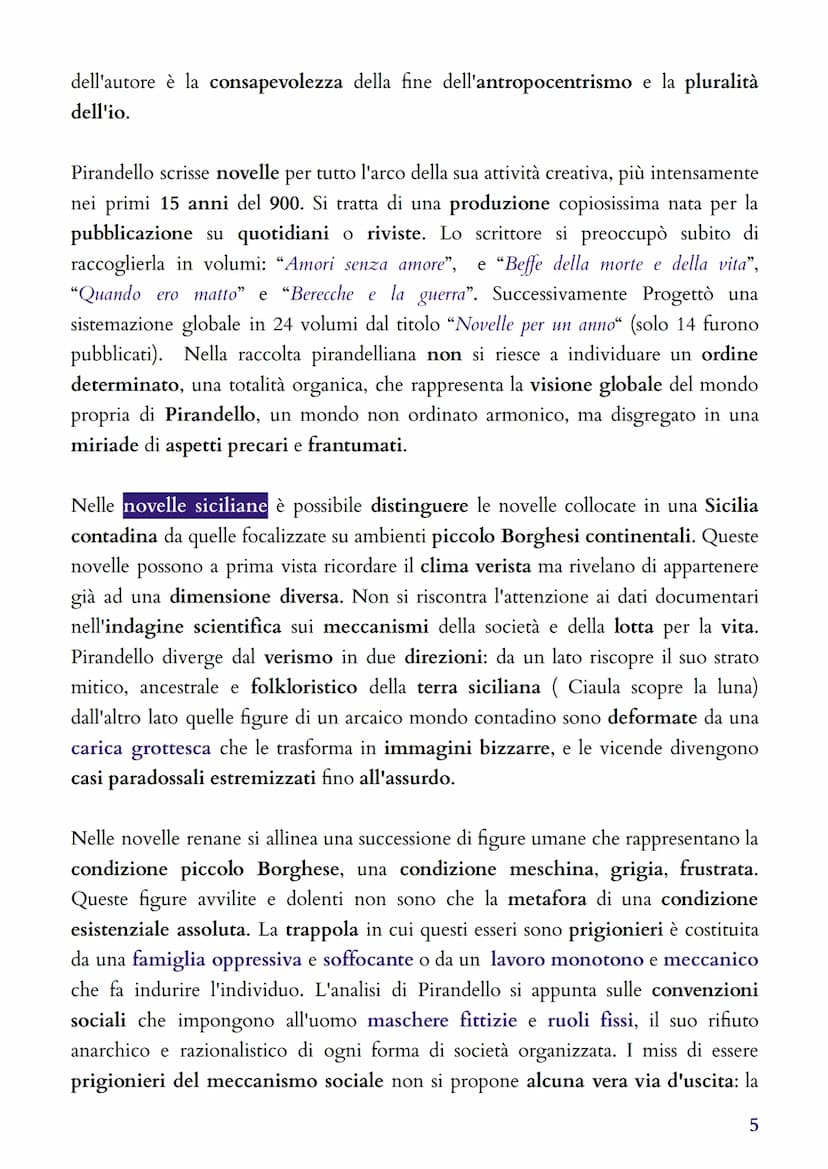 LUIGI PIRANDELLO
VITA
Luigi Pirandello nacque nel 1867 a Girgenti (Agrigento) da una famiglia di
condizione Borghese. Dopo il liceo si iscri