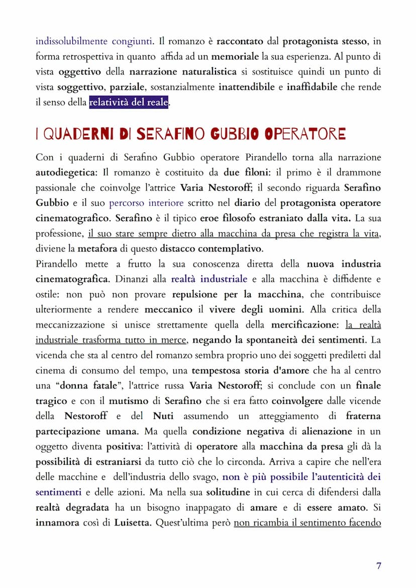 LUIGI PIRANDELLO
VITA
Luigi Pirandello nacque nel 1867 a Girgenti (Agrigento) da una famiglia di
condizione Borghese. Dopo il liceo si iscri