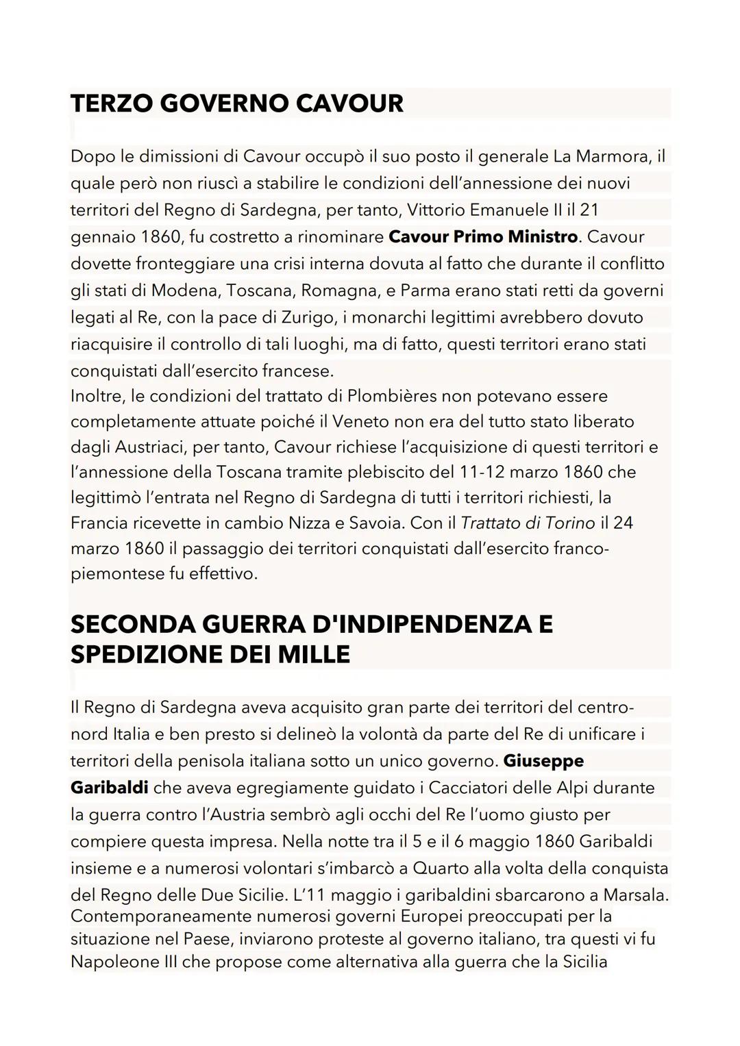 Seconda Guerra di Indipendenza
In seguito agli accordi con la Francia Cavour provocò in ogni modo
l'Austria ma ad avere effetto sull'Imperat