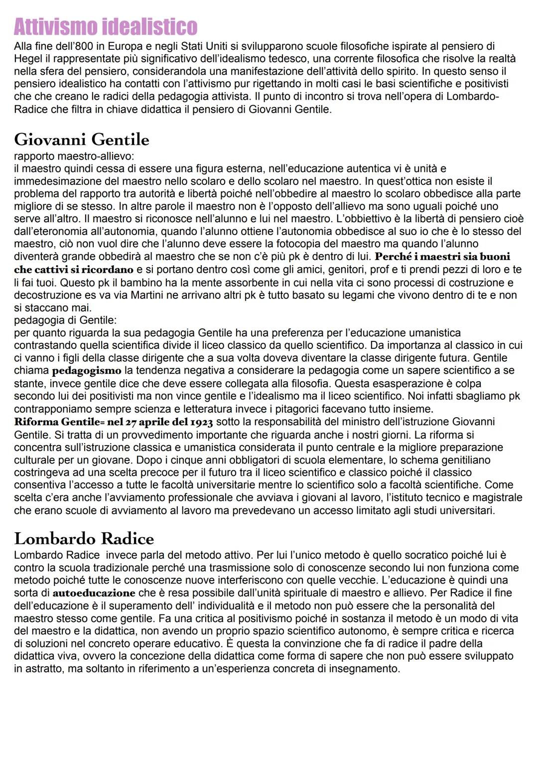 PEDAGOGIA tra 800 e 900
Nel corso della metà dell'800, la società europea si trasforma in seguito al decollo
dell'industrializzazione e all'