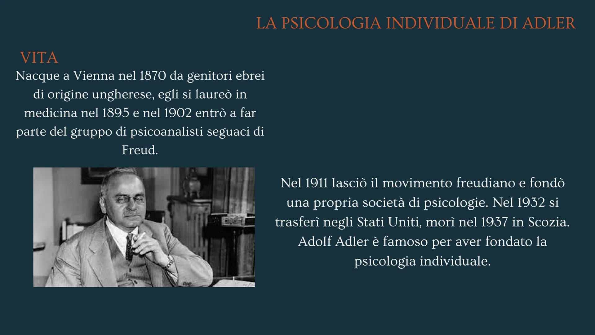 Sigmund
Freud
(1856-1939) vita
Freud nasce a Freiberg nel 1856 in una famiglia ebrea.
A causa della crisi economica la sua famiglia fu
costr