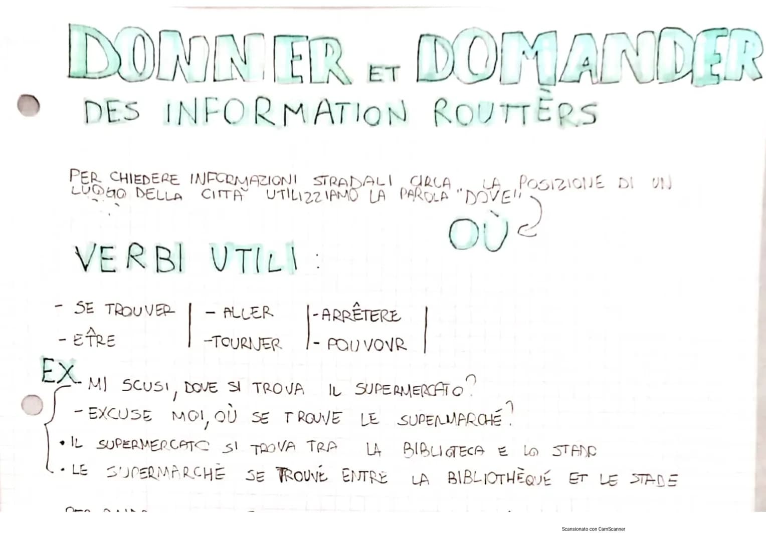 -
DONNER ET DOMANDER
DES INFORMATION ROUTTERS
PER CHIEDERE INFORMAZIONI STRADALI CIRCA
LA
LUOGO DELLA CITTA UTILIZZIAMO LA PAROLA "DOVEL POS