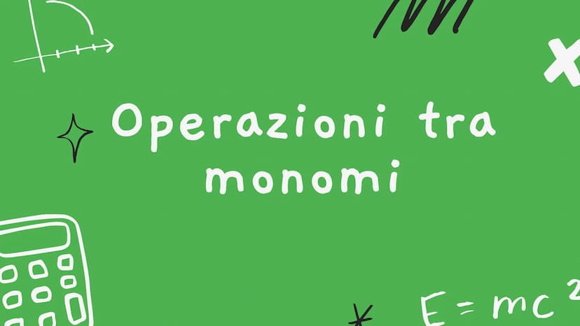 I monomi
Si chiama monomio quell'espressione letterale, composta da:
● un numero (naturale, relativo, razionale e/o irrazionale),
● una lett