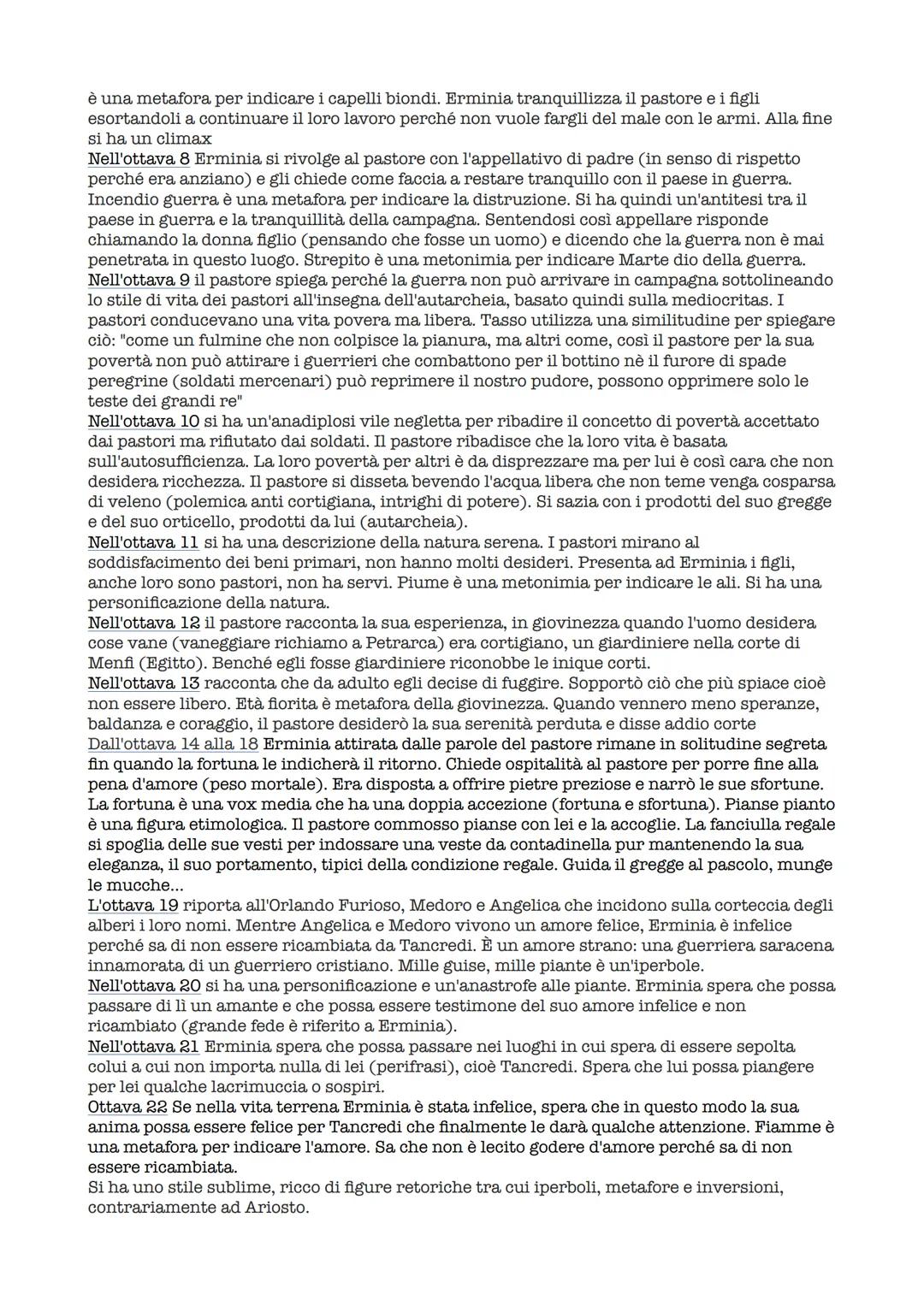 Torquato Tasso
• La vita
Torquato Tasso nacque a Sorrento nel 1544, proveniente da una famiglia nobile e trascorse
l'infanzia con la madre e