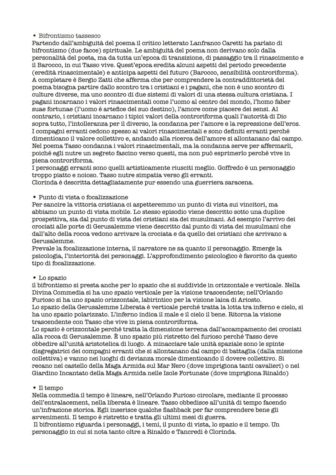 Torquato Tasso
• La vita
Torquato Tasso nacque a Sorrento nel 1544, proveniente da una famiglia nobile e trascorse
l'infanzia con la madre e