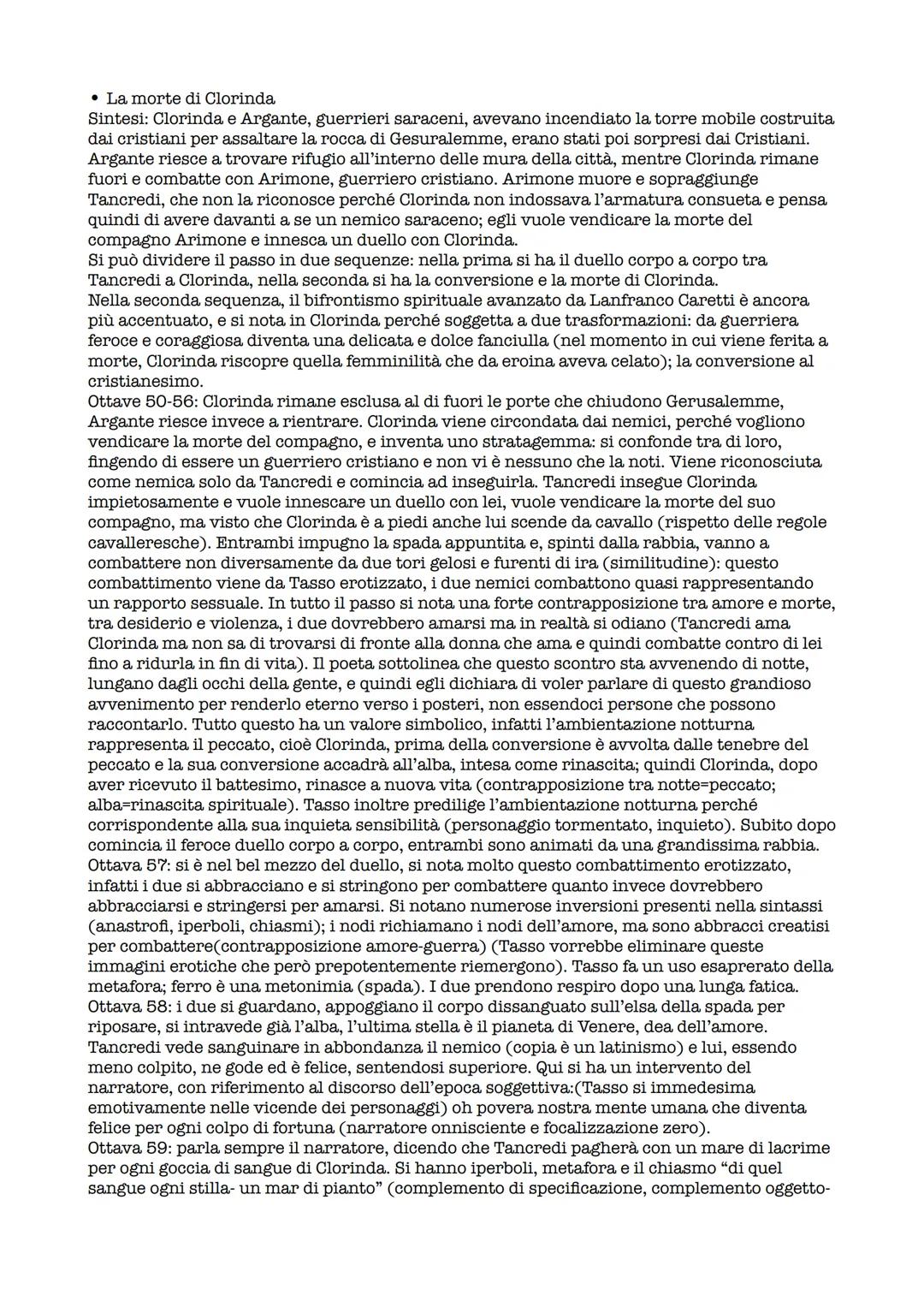 Torquato Tasso
• La vita
Torquato Tasso nacque a Sorrento nel 1544, proveniente da una famiglia nobile e trascorse
l'infanzia con la madre e