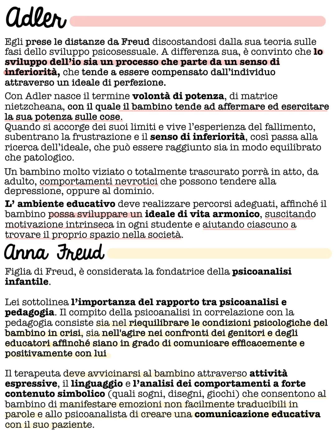 PSICOPEDAGOGIA DEL '900
Nella prima metà del '900 si sviluppano nuove teorie pedagogiche
grazie al contributo della psicologia, Così si affe