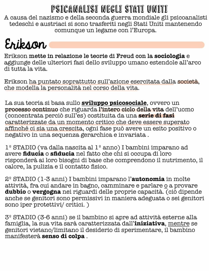 PSICOPEDAGOGIA DEL '900
Nella prima metà del '900 si sviluppano nuove teorie pedagogiche
grazie al contributo della psicologia, Così si affe