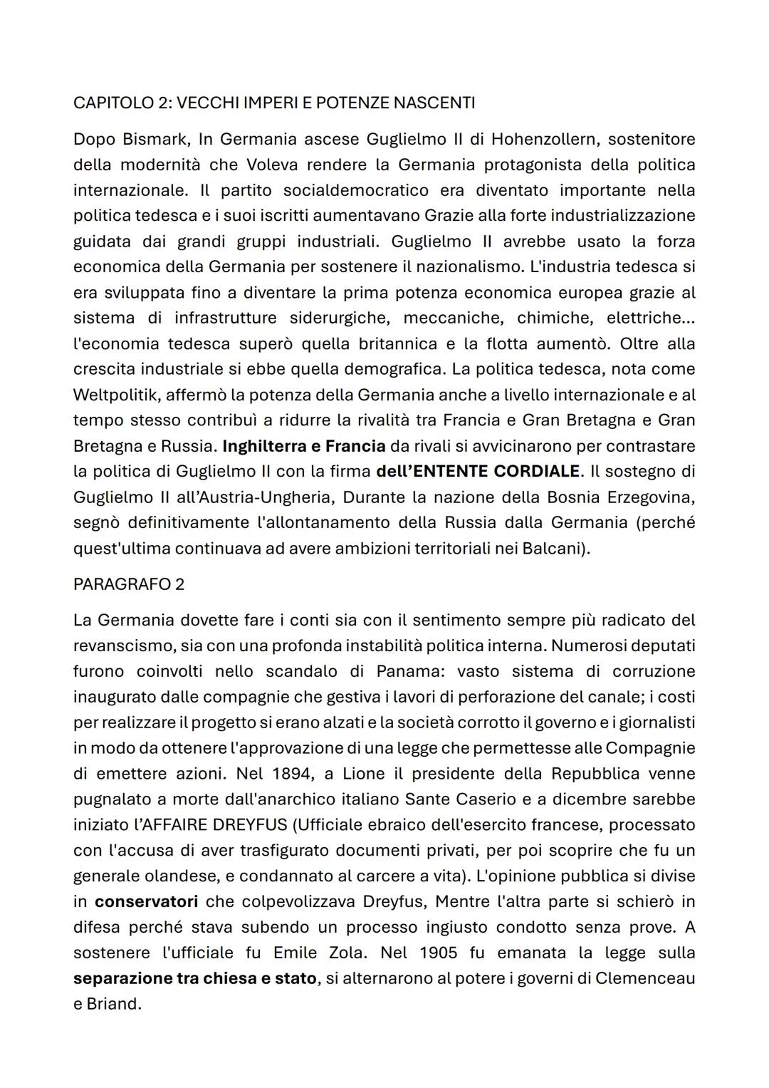 VECCHI IMPERI E POTENZE NASCENTI