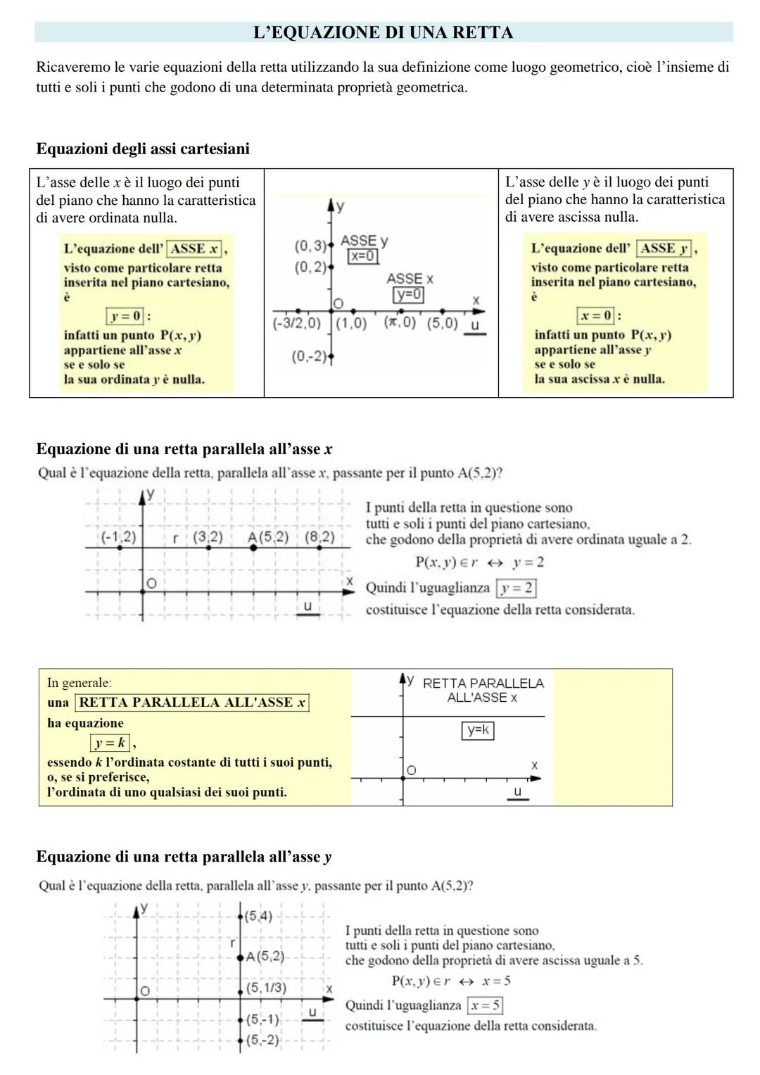 DI COSA SI OCCUPA LA "GEOMETRIA ANALITICA"
La Geometria Analitica è lo studio delle figure geometriche attraverso il sistema di coordinate c