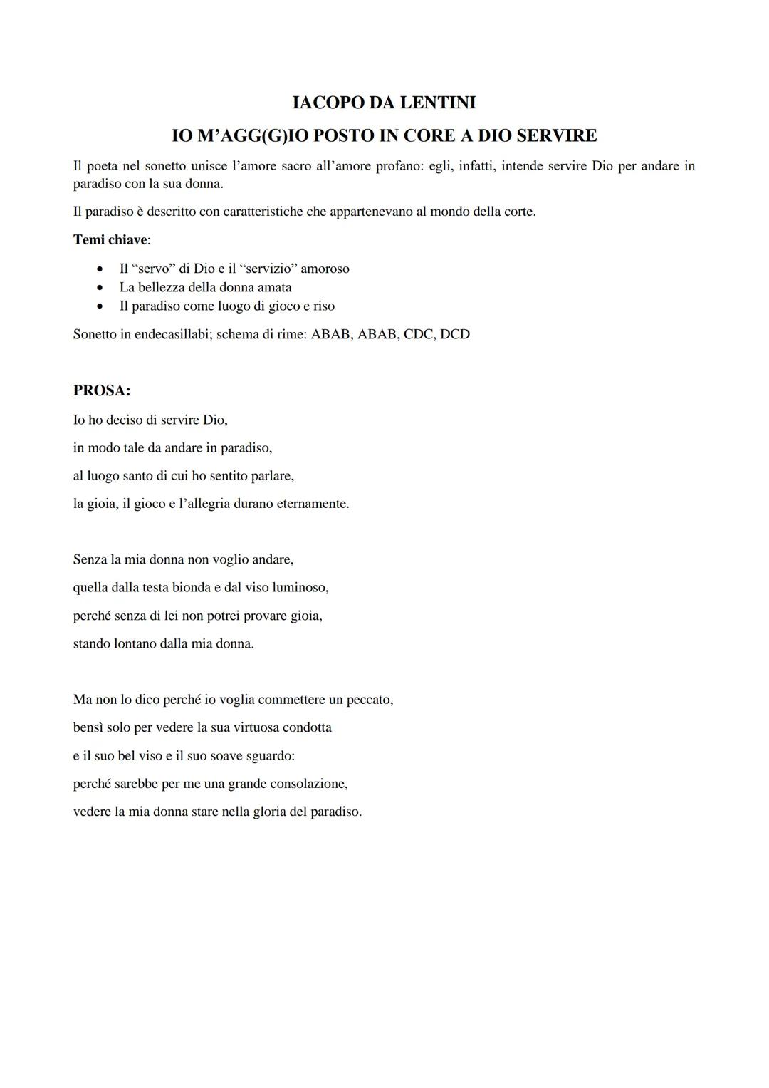 LA POESIA SICILIANA
Ha come modello la poesia provenzale. L'affermazione della letteratura italiana volgare si afferma con 1 secolo
di ritar