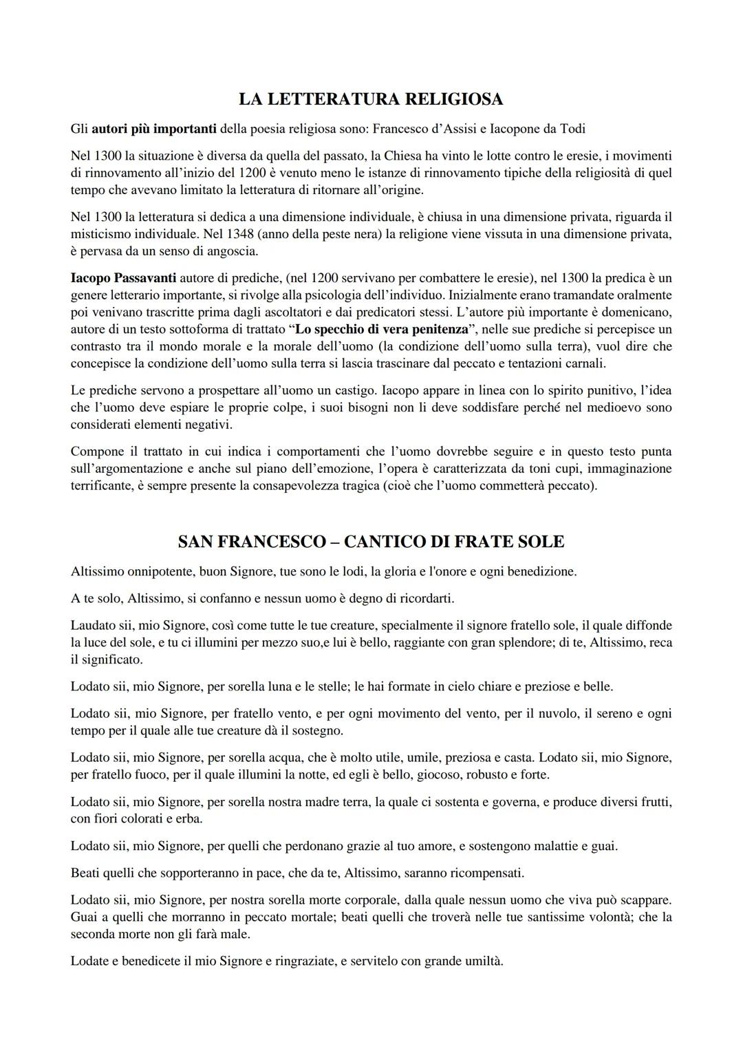 LA POESIA SICILIANA
Ha come modello la poesia provenzale. L'affermazione della letteratura italiana volgare si afferma con 1 secolo
di ritar