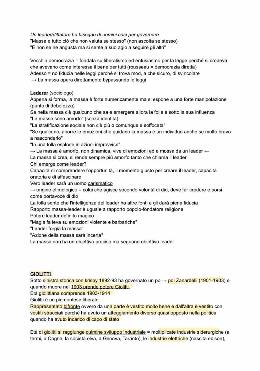 STORIA SOCIETÀ DI MASSA
Massa = moltitudine omologata (troppo simile, quasi uguale)
Nasce tra fine 800 e inizio 900 nei paesi più economicam