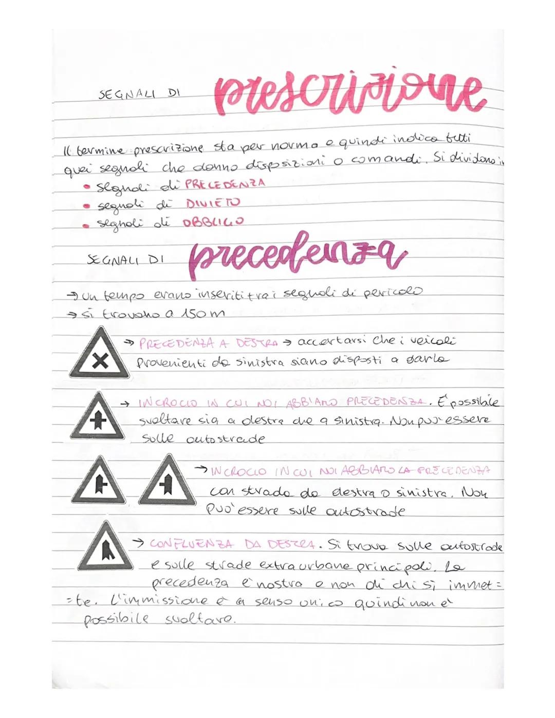 SEGNALI DI
prescrisione
(termine prescrizione sta per norma o quindi indica fetti
quei segnali che donno disposizioni o comandi. Si dividono